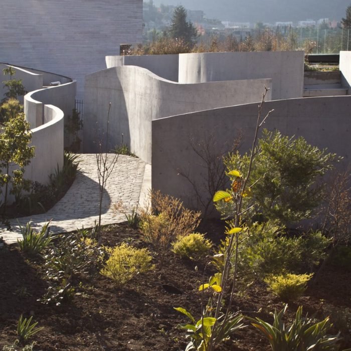 estructura arquitectónica curvilínea que ilustra la belleza y sofisticación de las formas curvas en el diseño moderno.