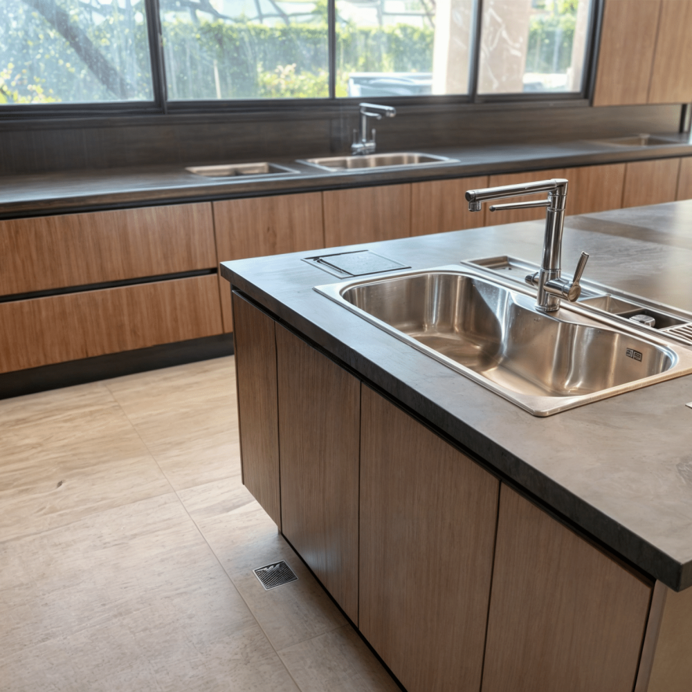 Diseño de cocina en Carmel Barrio Privado. Este proyecto de diseño de interiores de cocina combina elegancia y funcionalidad