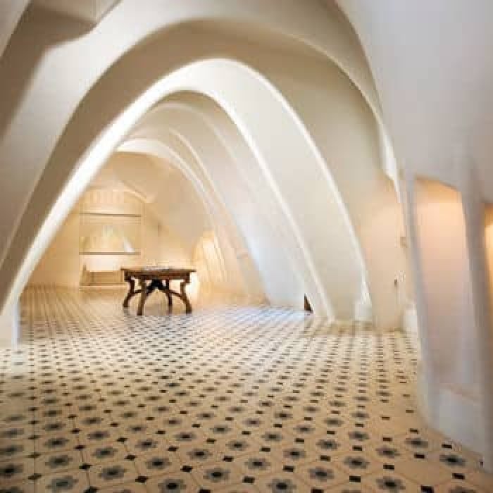 estructura arquitectónica curvilínea que ilustra la belleza y sofisticación de las formas curvas en el diseño moderno.